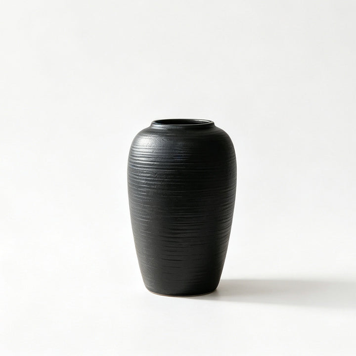 Textured Ceramic Decorative Floor Vase Kalsten