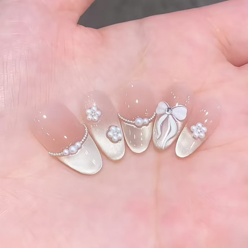Elegant Stiletto Gel Nail Art Enhancements