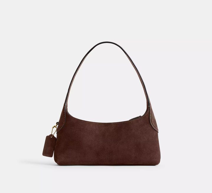 Elegant Suede Shoulder Purse