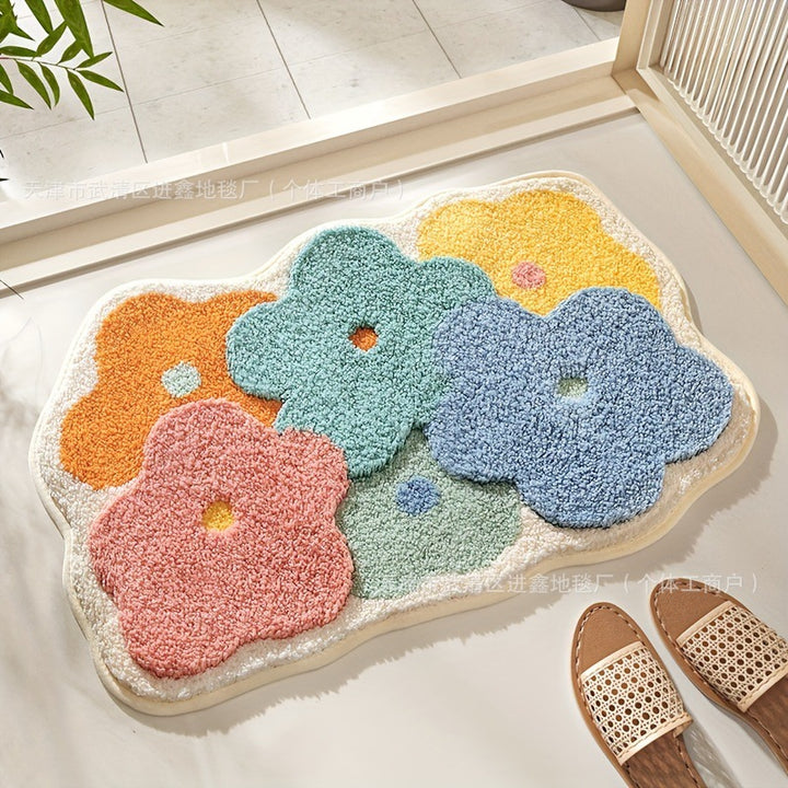 Decorative Floral Area Mat