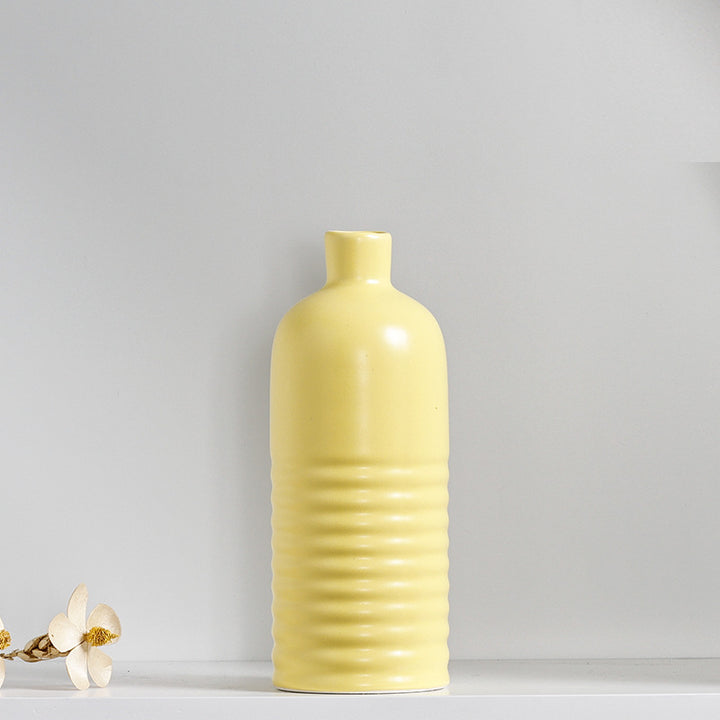 Modern Textured Ceramic Table Vase Kalsten