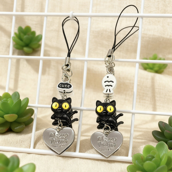 Cute Cat Charm Keychain Kalsten