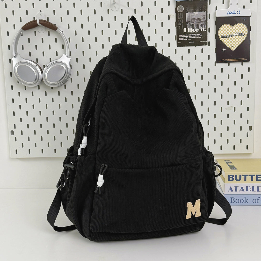 Corduroy Casual Backpack Kalsten
