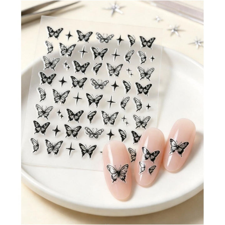 Colorful Butterfly Nail Art Stickers