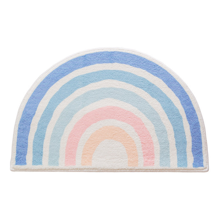 Rainbow-Themed Soft Plush Floor Mat Kalsten