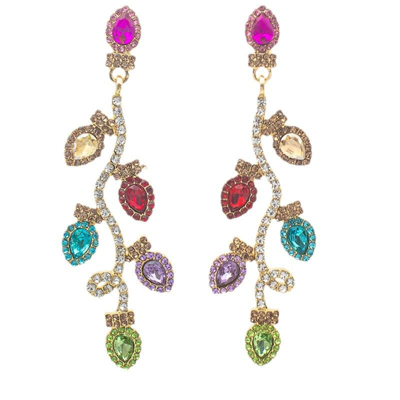 Vibrant Floral-Inspired Drop Earrings Kalsten