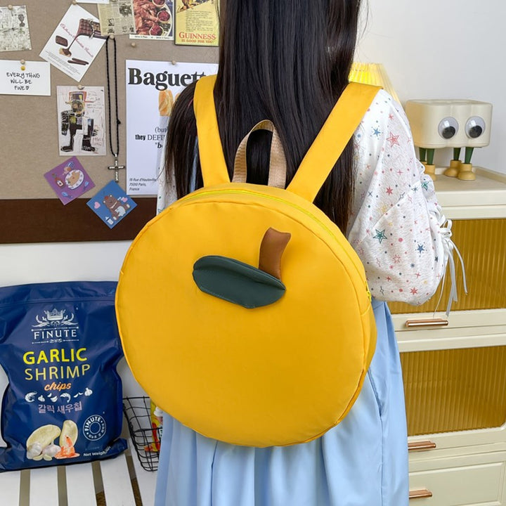Round Fruit-Themed Backpack
