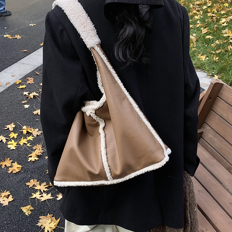Faux Leather Tote Bag