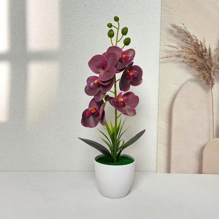 Elegant Artificial Orchid Plant for Home Decor