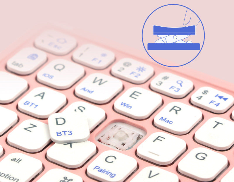 Folding Bluetooth Keyboard with Touchpad Kalsten