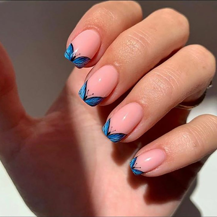 Premium Floral Design Press-On Nail Set Kalsten