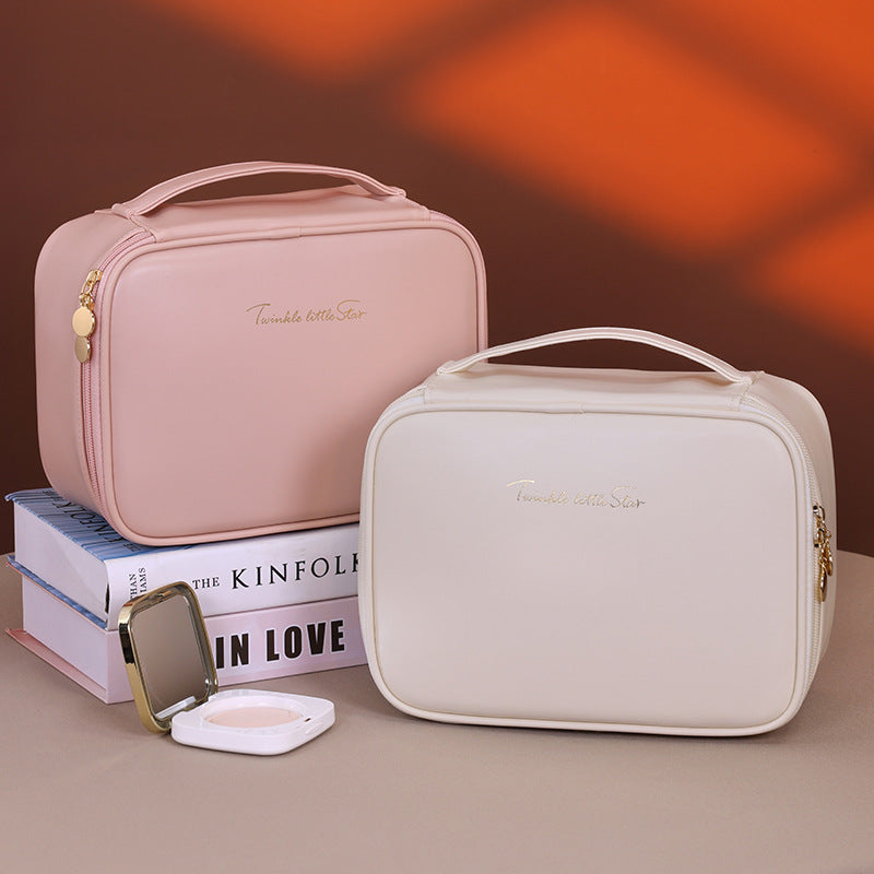 Cosmetic Organizer with Transparent Viewing Window and Practical Compartment System Kalsten
