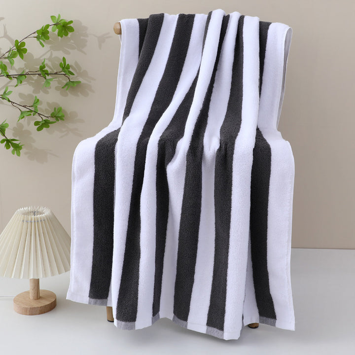 Large Beach Towel With Stylish Stripe Pattern Kalsten