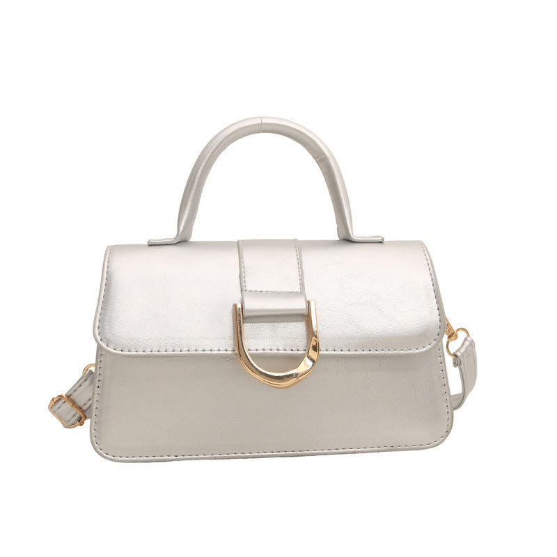 Elegant Structured Handheld Satchel