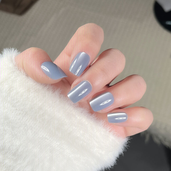 Natural Glossy Press-On Nail Set  1791110422
