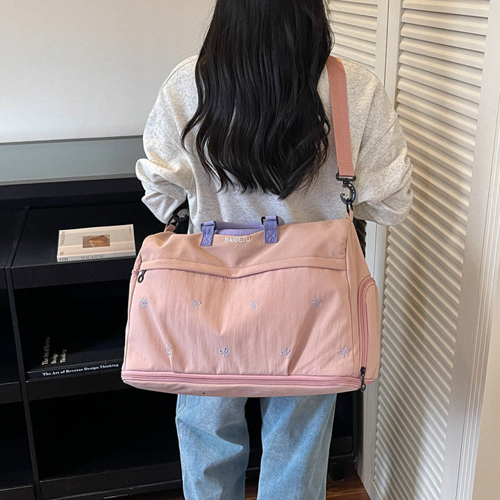 Versatile Embroidered Duffel Bag Kalsten