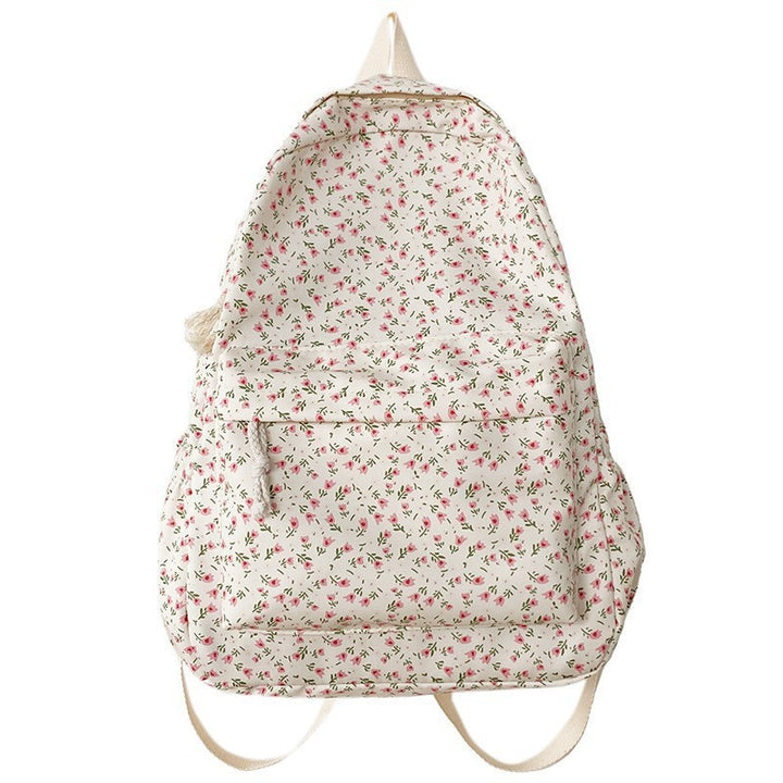 Floral Print Canvas Backpack Kalsten