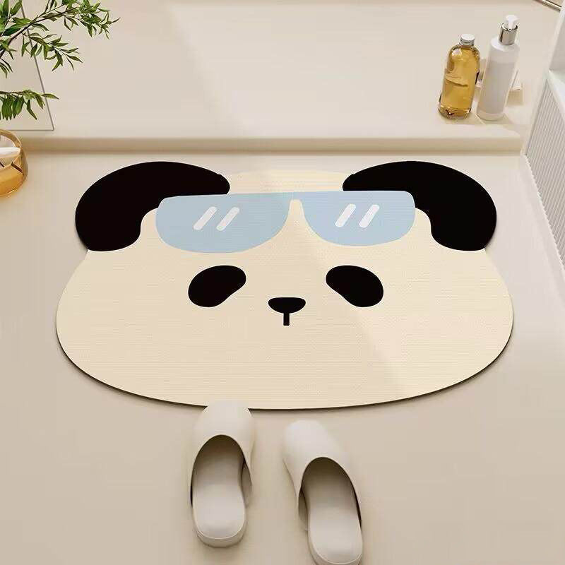 Cute Animal-Themed Bathroom Mat
