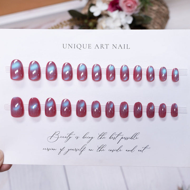 Sparkling Ombre Press-On Nails