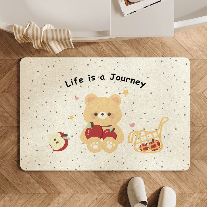 Playful Animal-Themed Area Mat