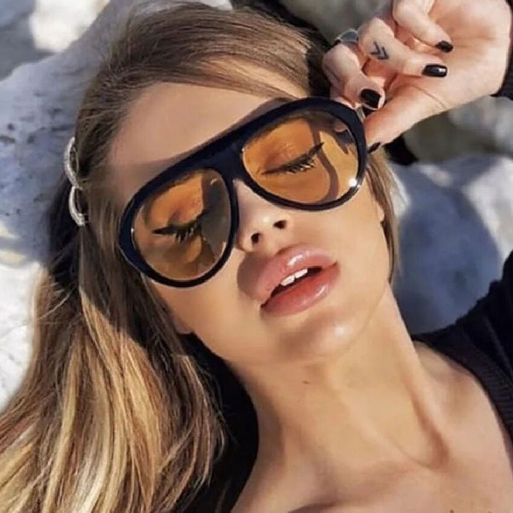 Women's oversized sunglasses with stylish design and protective UV filter Kalsten