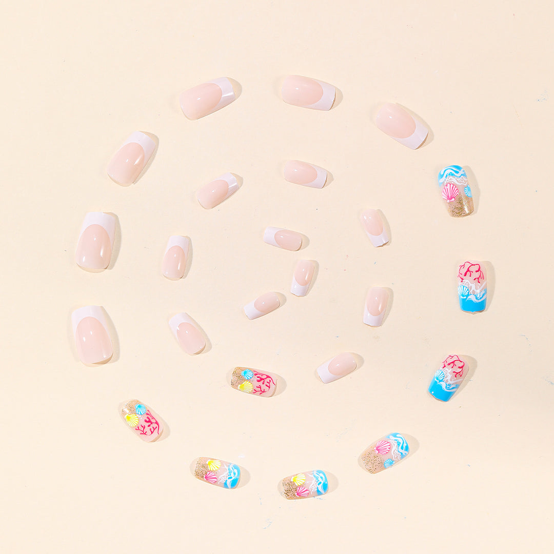 Coastal Ocean-Inspired Nail Art Extensions Kalsten