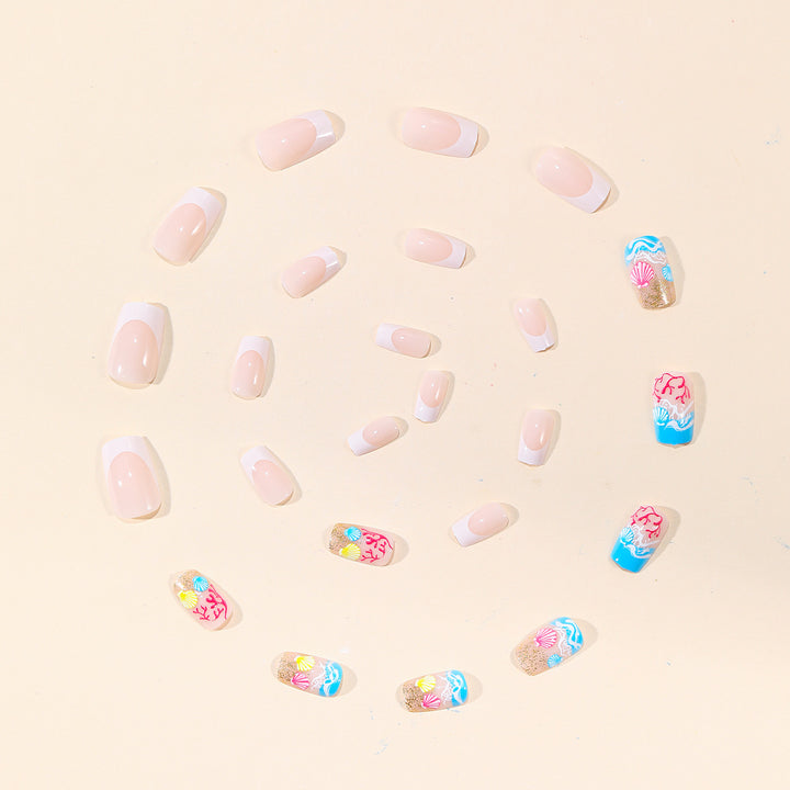 Coastal Ocean-Inspired Nail Art Extensions Kalsten