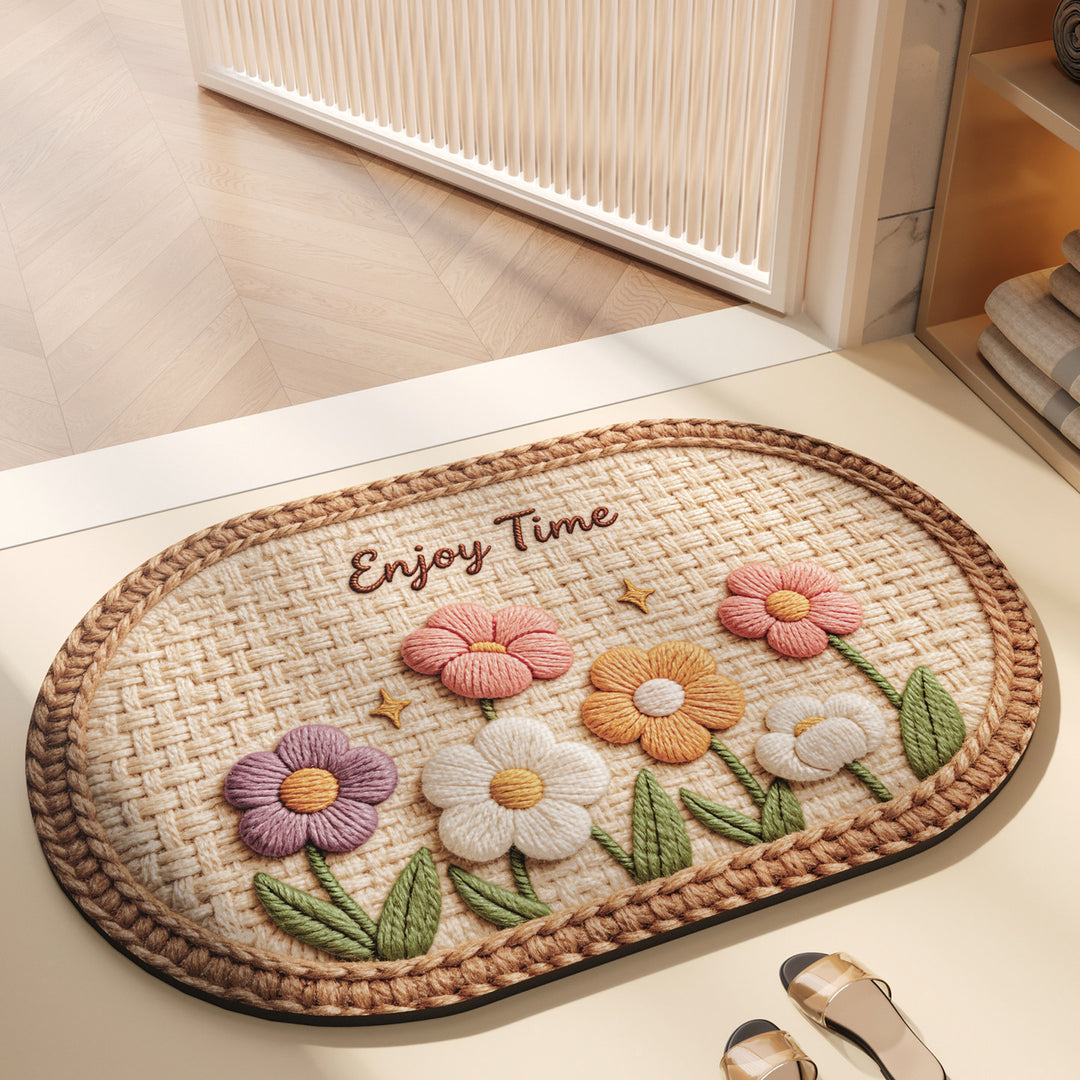 Floral Decorative Area Rug for Home