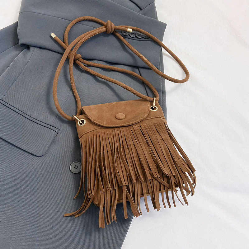 Bohemian Fringe Crossbody Bag Kalsten
