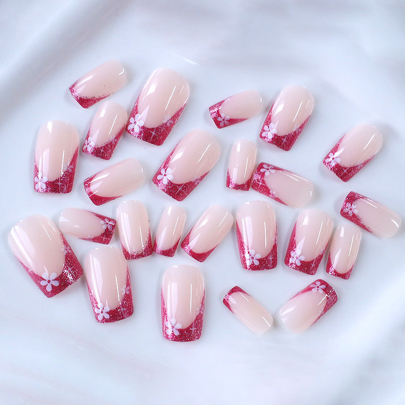 Floral Gradient Nail Art Kalsten