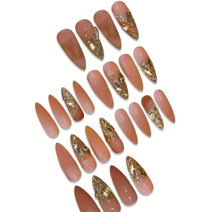Glamorous Stiletto Nail Art Enhancements Kalsten