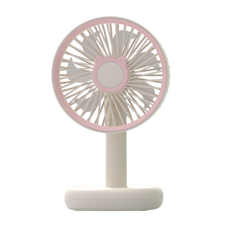 Women's Portable Handheld Fan with Cat Ears Design Kalsten