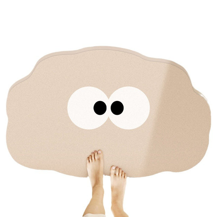 Whimsical Cartoon-Themed Bath Mat Kalsten