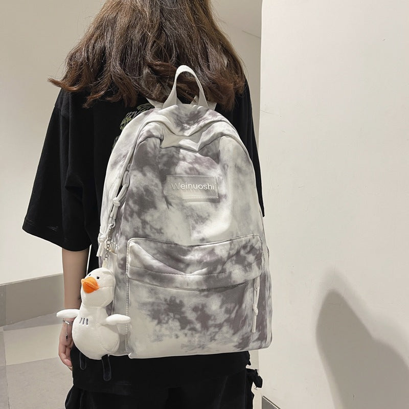 Cloud-Patterned Casual Backpack Kalsten