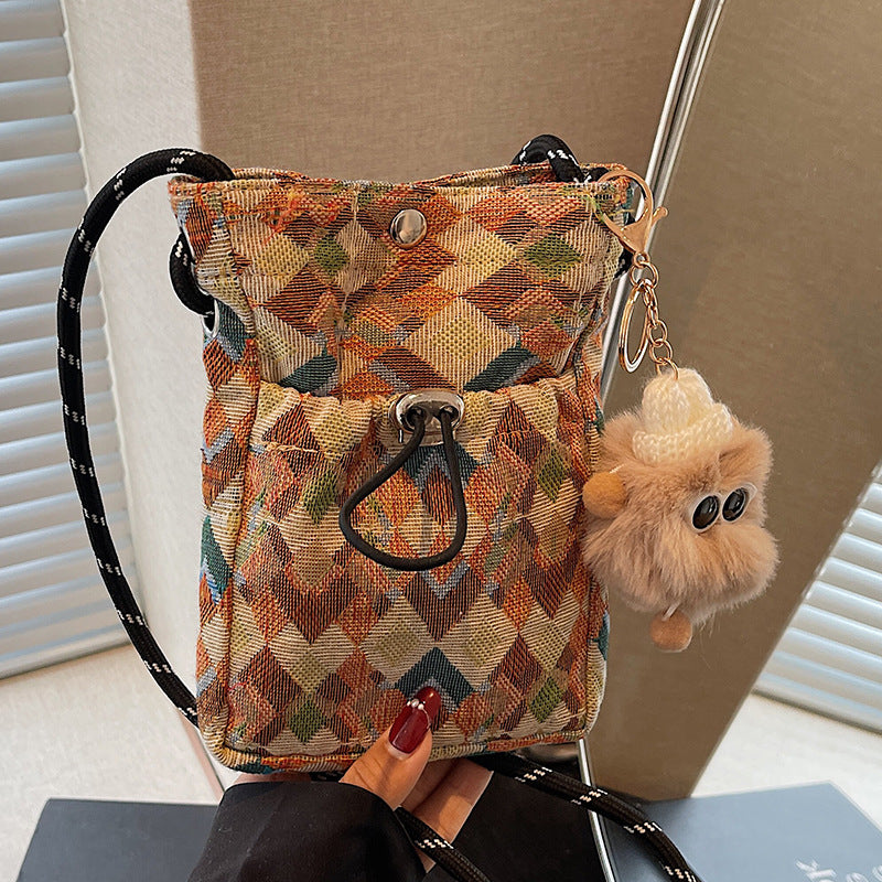 Geometric Pattern Crossbody Bag