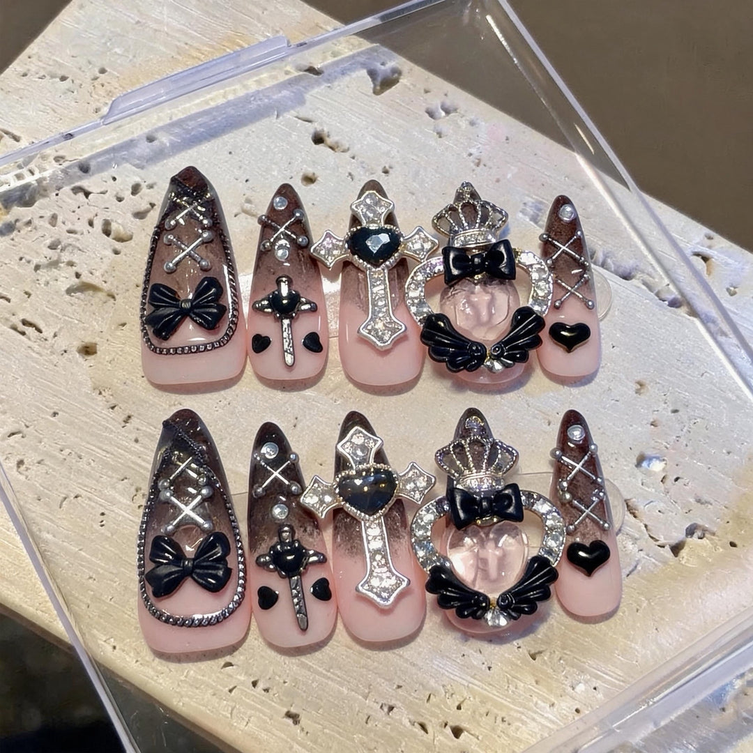 Gothic-Inspired Artistic Nail Art Tips