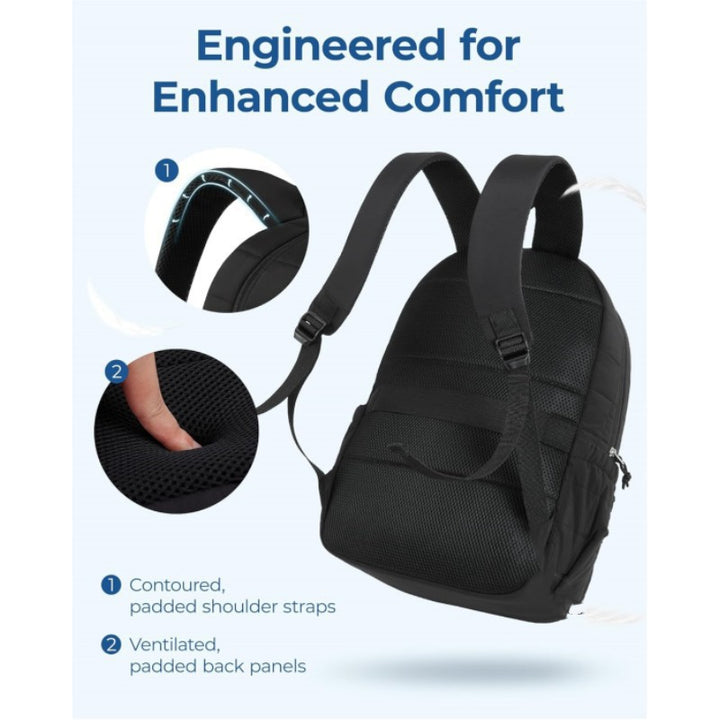 Fashionable backpack with structured compartments Kalsten