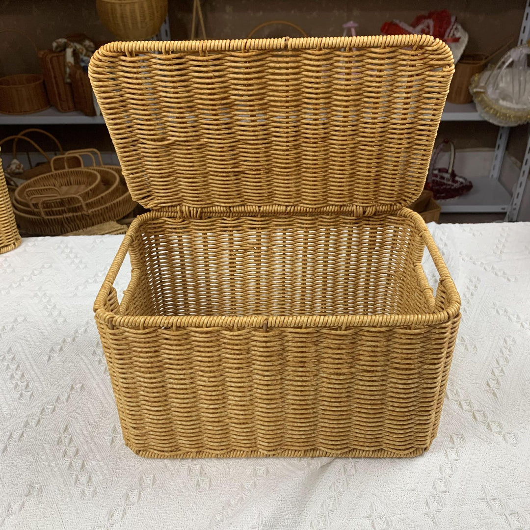 Women’s storage box made of woven material Kalsten