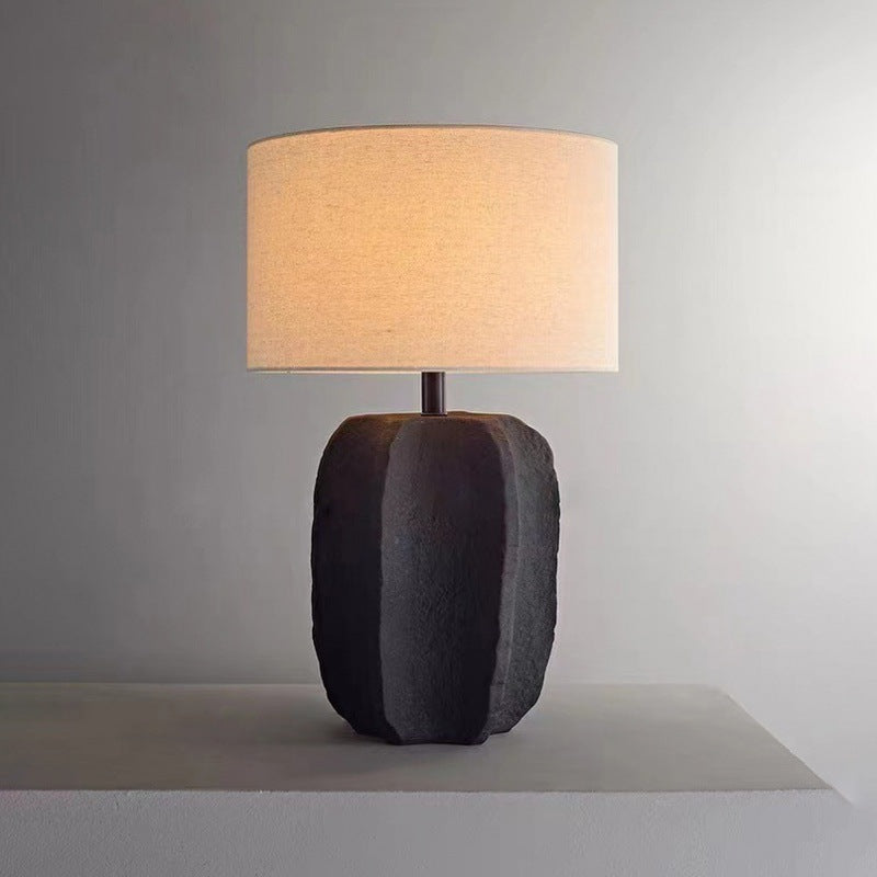 Sculptural Stone Table Lamp