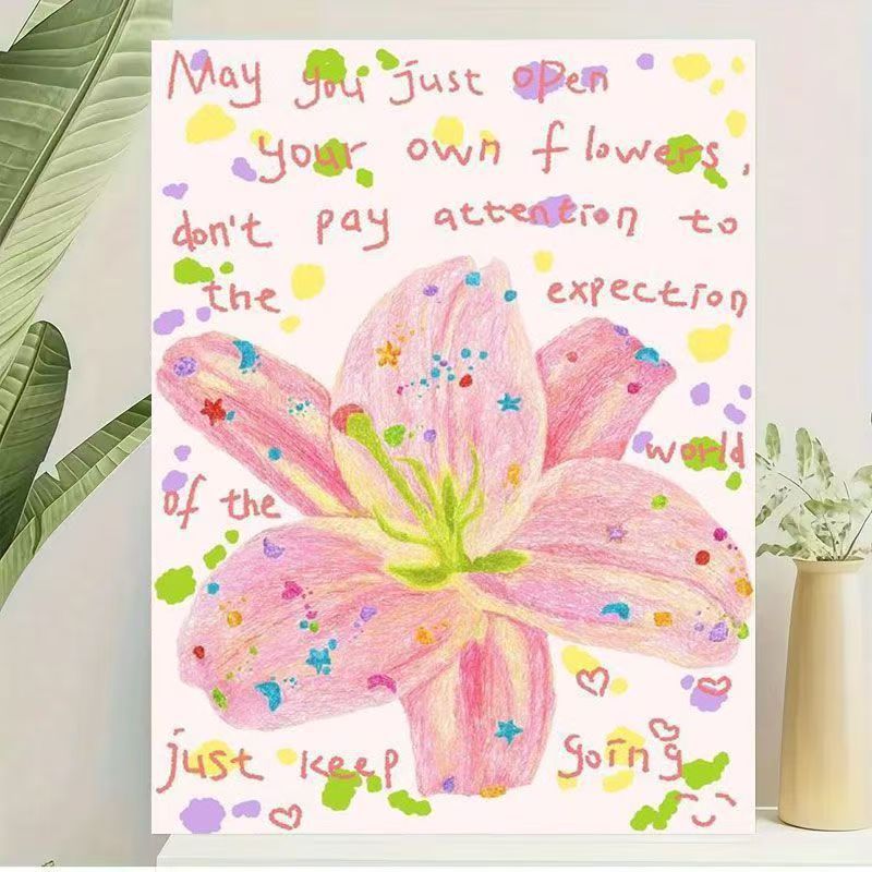 Floral Artwork Canvas Print Kalsten