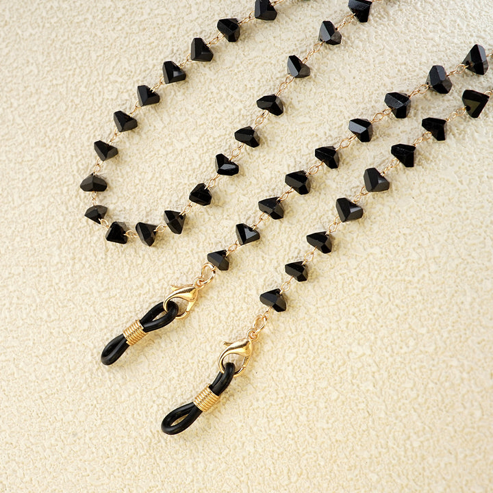 Heart-Shaped Beaded Eyewear Chain Kalsten
