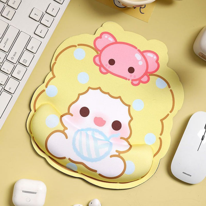 Cute Cartoon-Themed Gel Wrist Support Pad