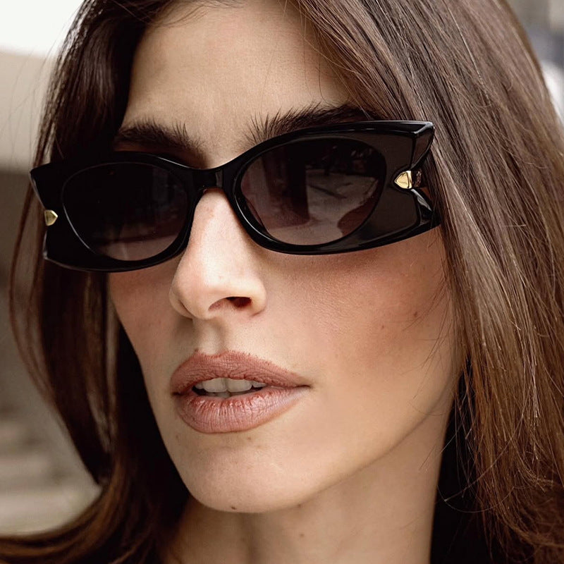 Women's Cat-Eye Sunglasses with stylish metal inserts and UV protection Kalsten