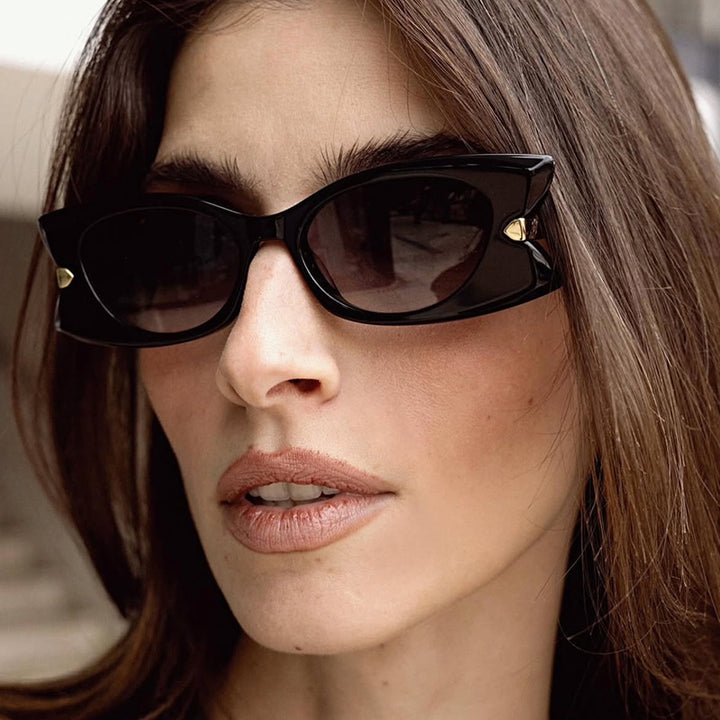 Women's Cat-Eye Sunglasses with stylish metal inserts and UV protection Kalsten