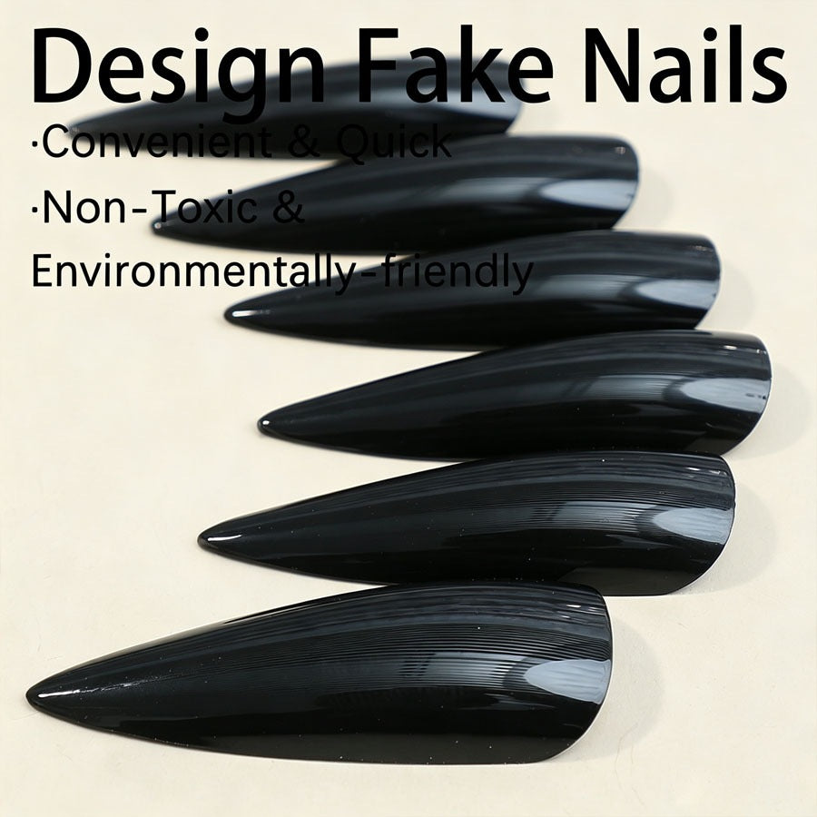 Artificial nails in stylish stiletto design Kalsten