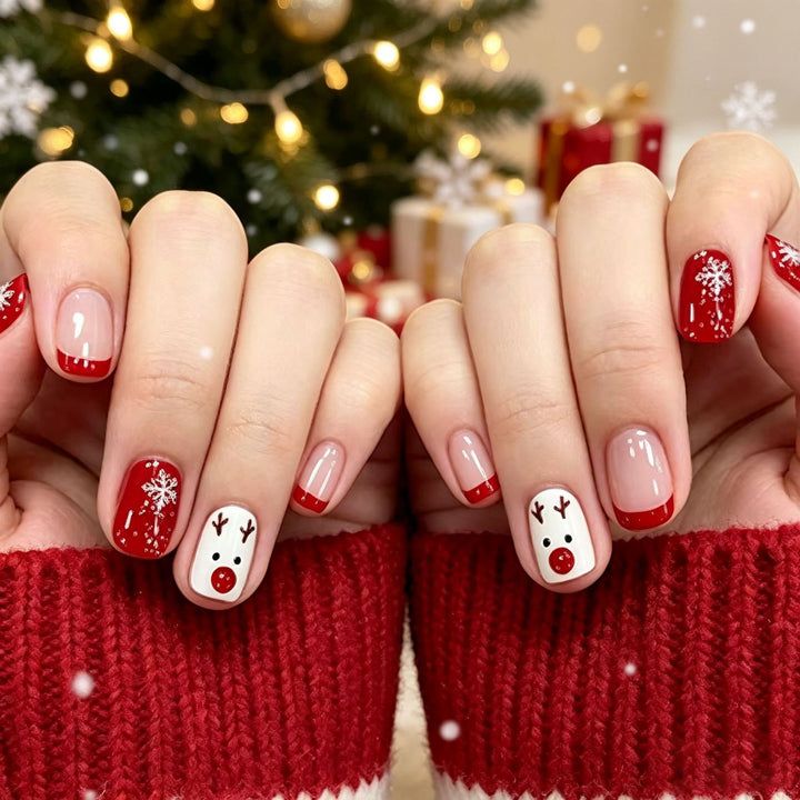 Festive Holiday-Themed Nail Art Kalsten
