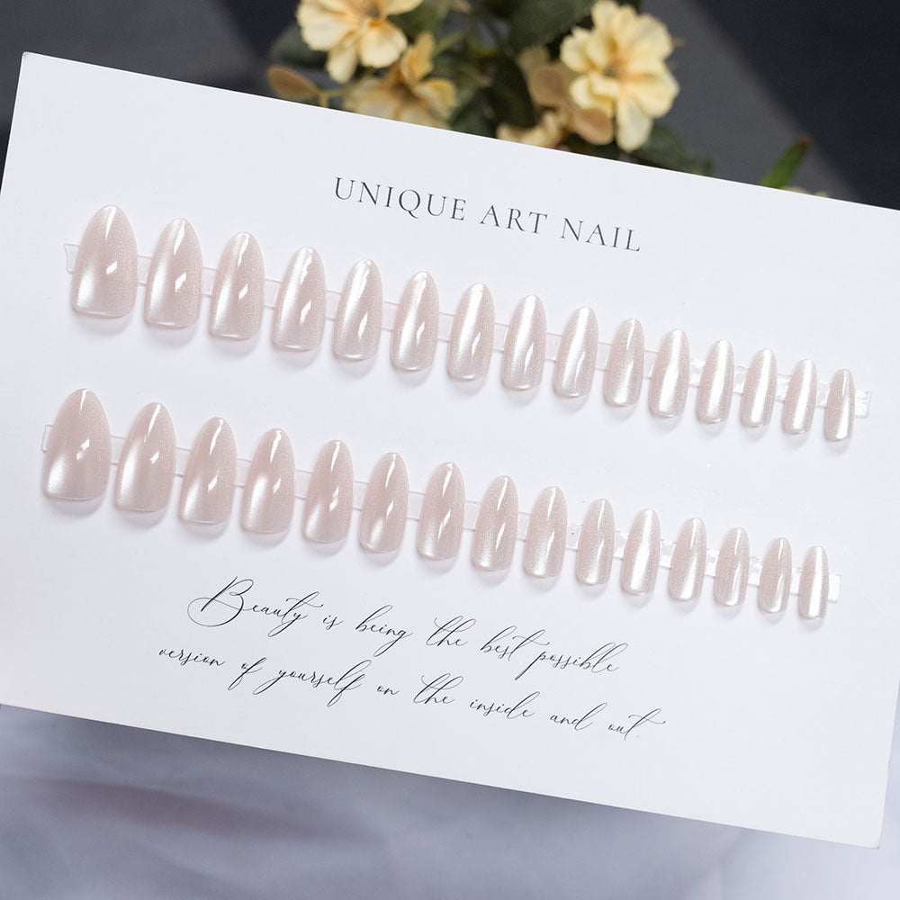 Glittering Ombre Stiletto Press-On Nails