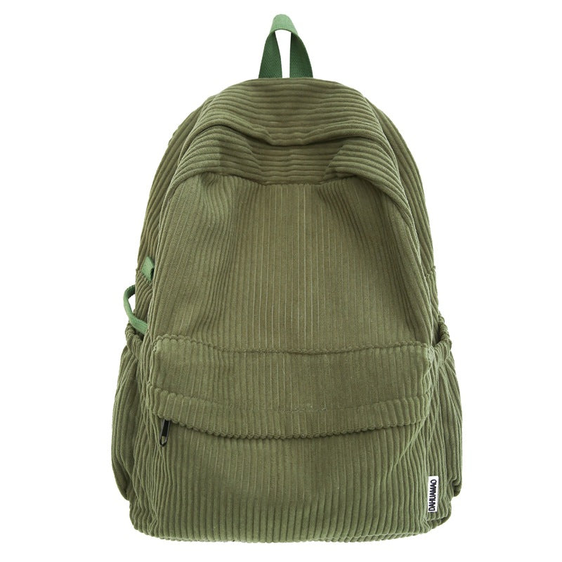 Textured Corduroy Backpack Kalsten