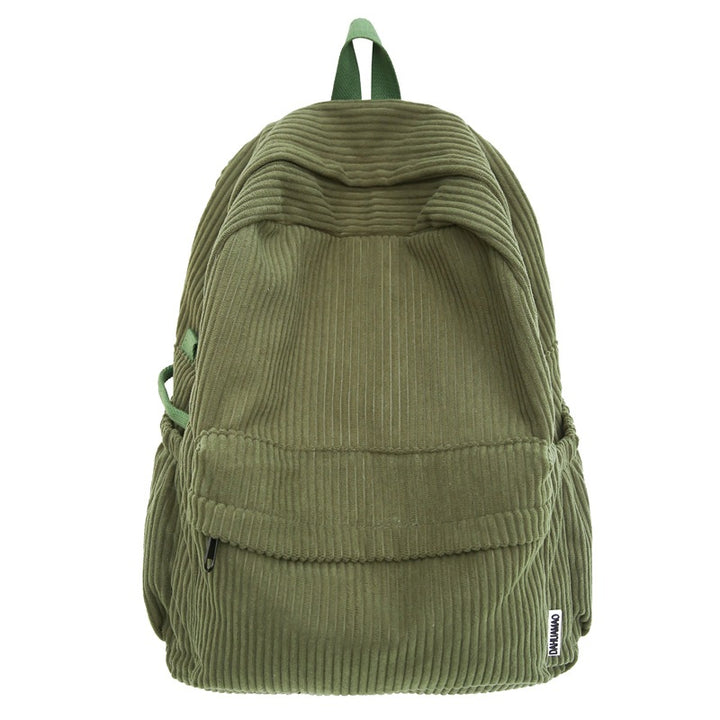 Textured Corduroy Backpack Kalsten