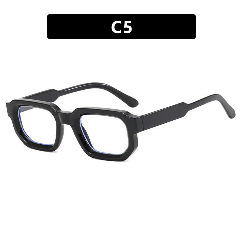 Women's geometric sunglasses with stylish transparent frame and polarized lenses Kalsten